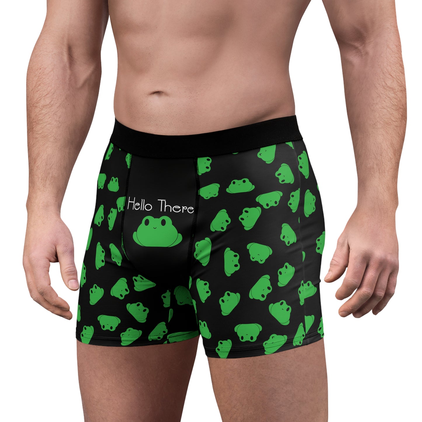 Hello There - Black Boxer Briefs