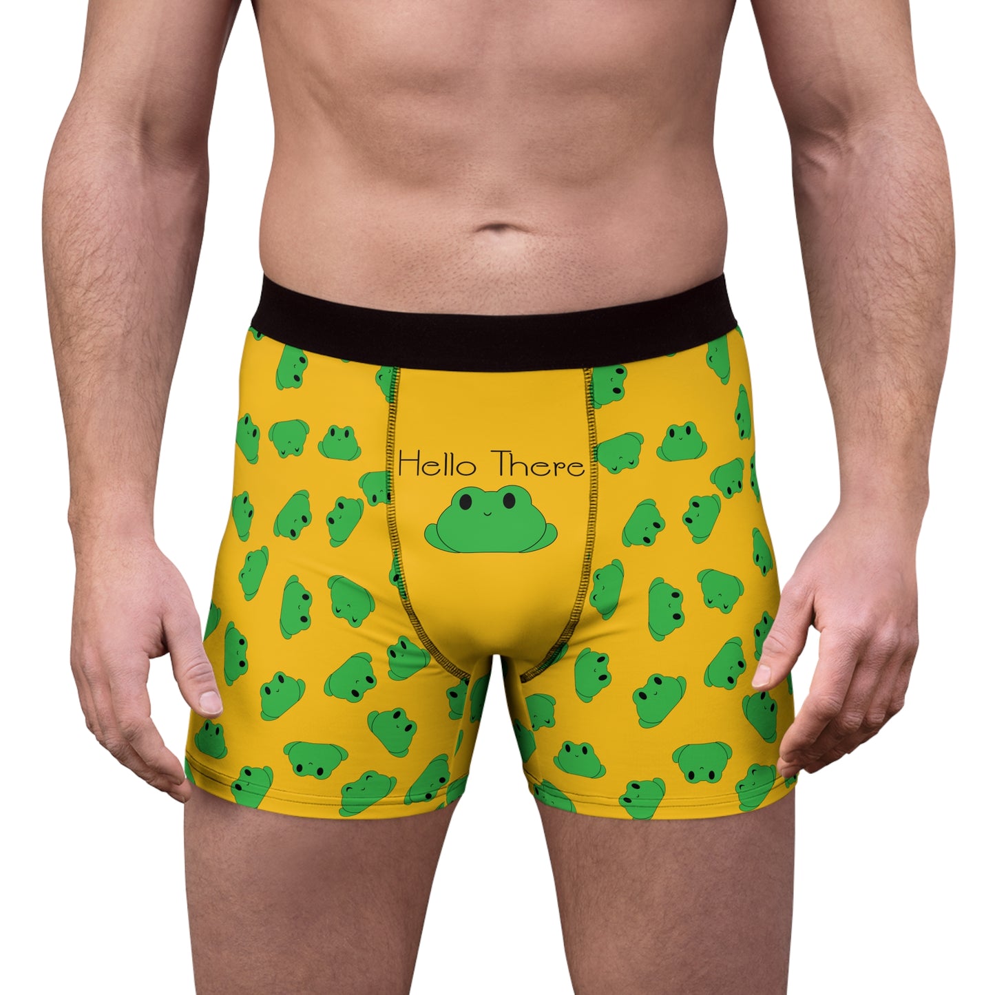 Hello There - Yellow Boxer Briefs