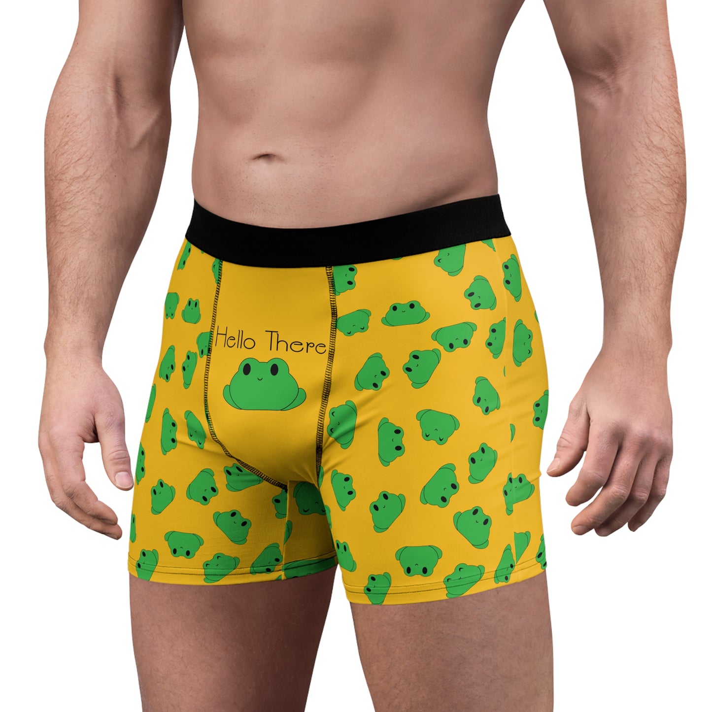 Hello There - Yellow Boxer Briefs
