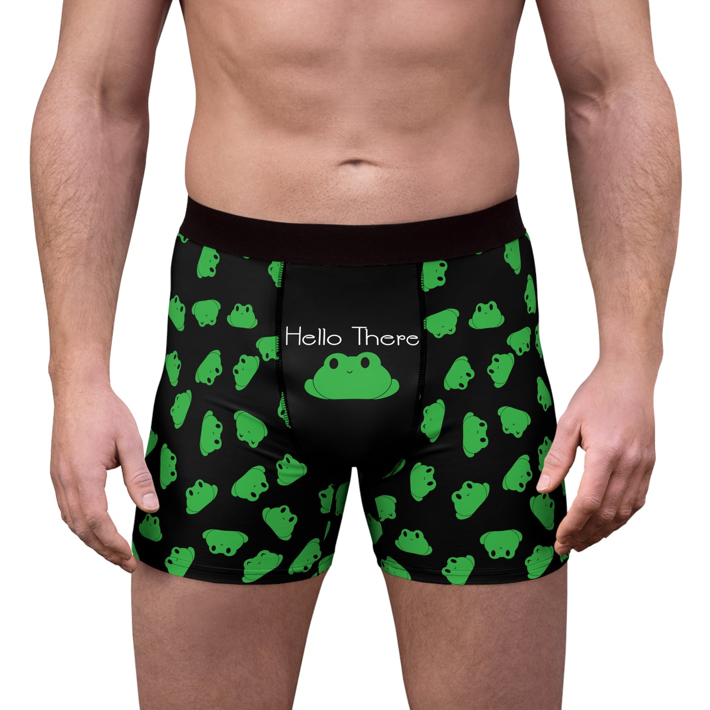 Hello There - Black Boxer Briefs
