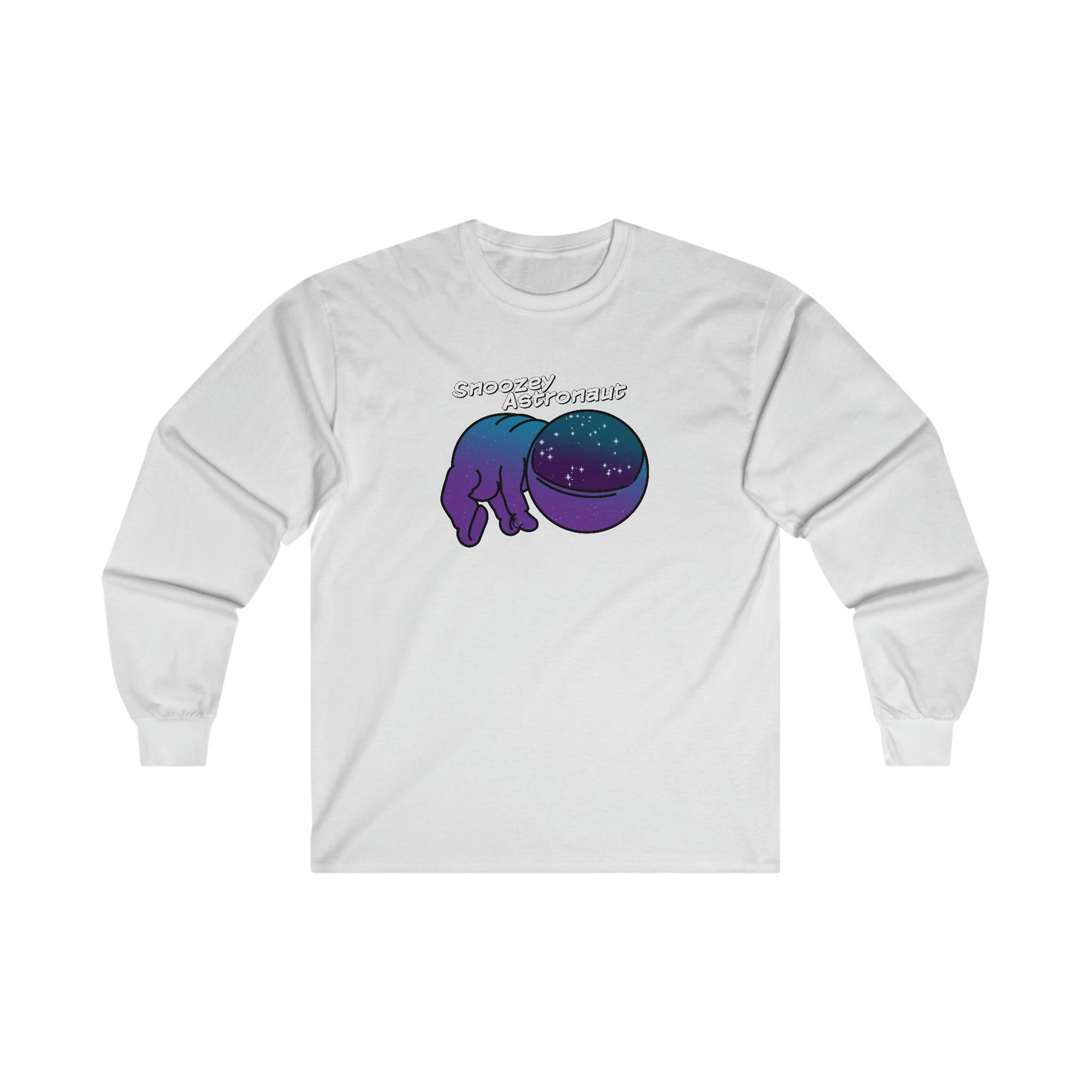 Snoozey Astronaut - Long Sleeve Tee