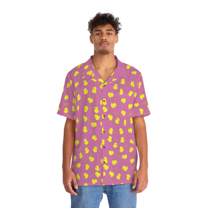 Ducky Hawaiian Shirt (Pink)