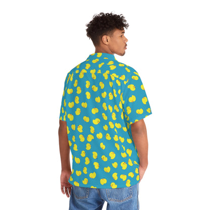 Plain Ducky Hawaiian Shirt (Blue)