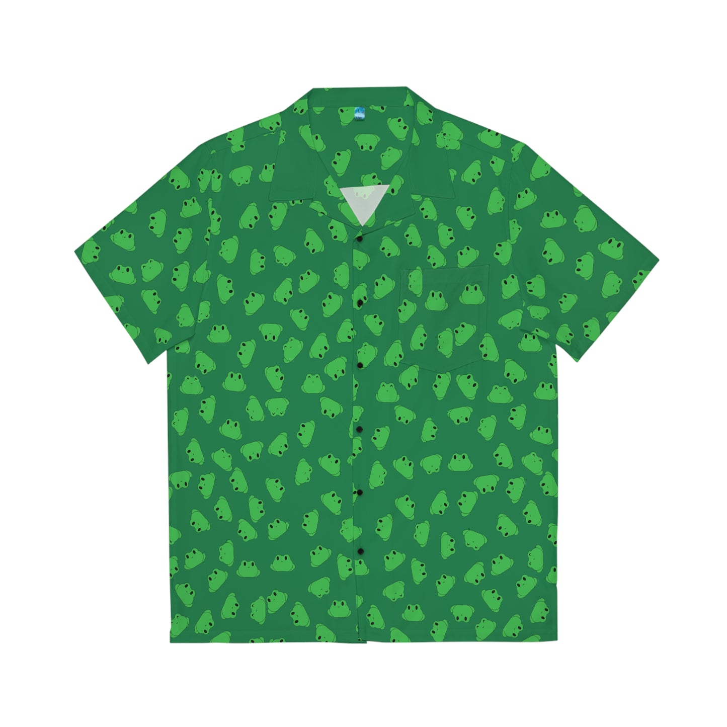 Plain Froggy Hawaiian Shirt (Green)