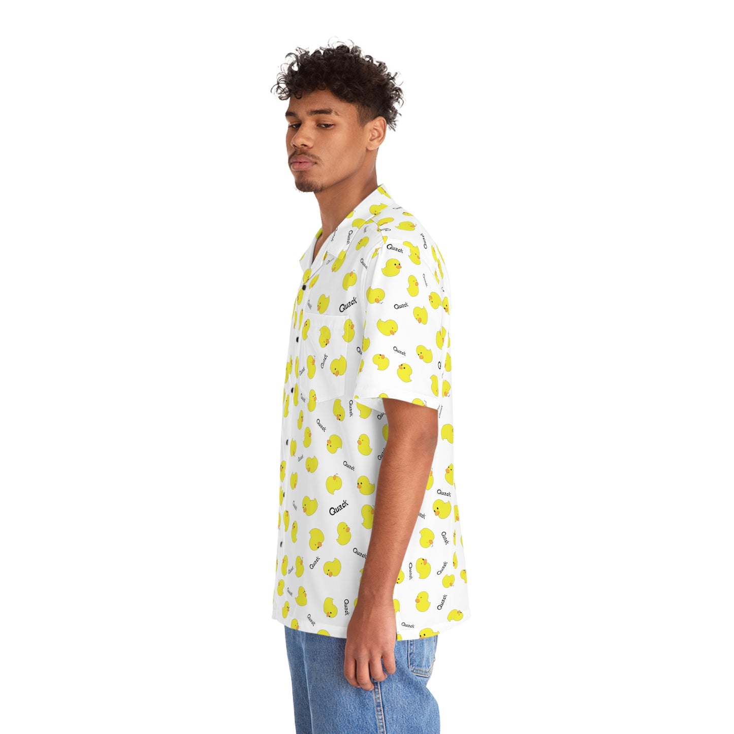 Ducky Hawaiian Shirt (white)