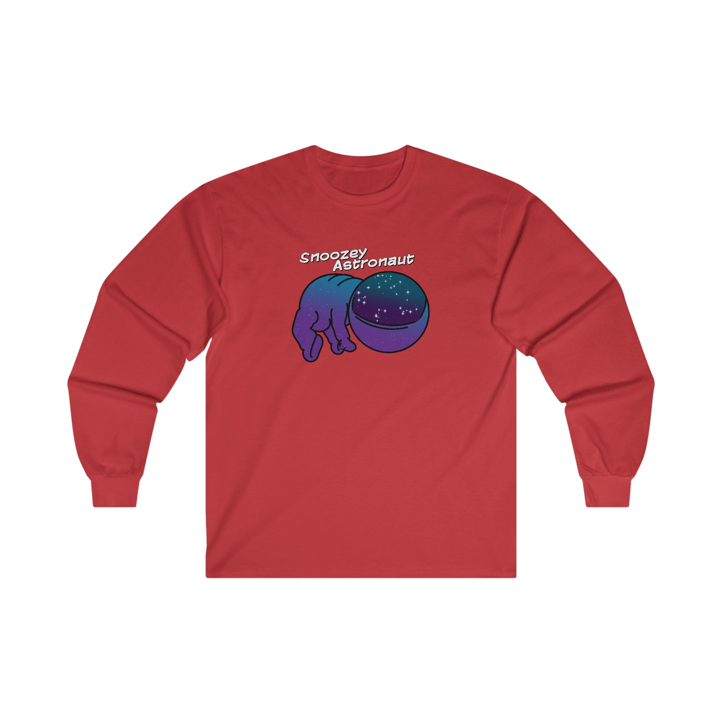 Snoozey Astronaut - Long Sleeve Tee