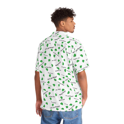 Froggy Hawaiian Shirt (white)