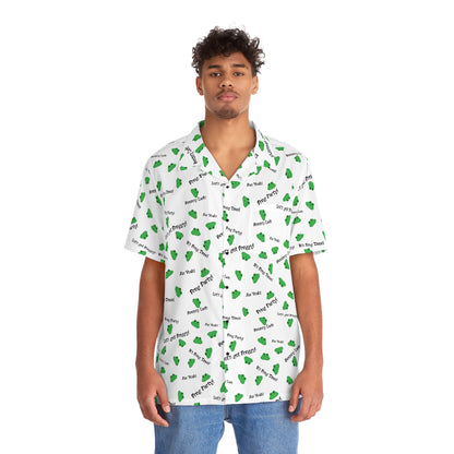 Froggy Hawaiian Shirt (white)