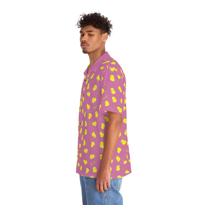 Ducky Hawaiian Shirt (Pink)