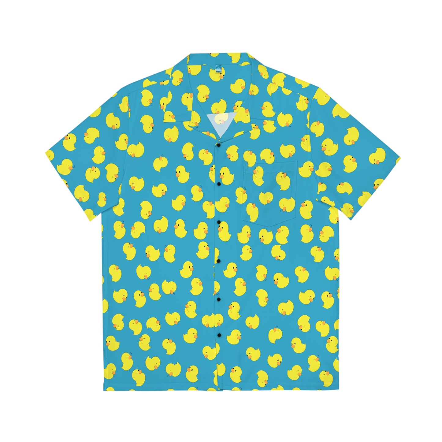 Plain Ducky Hawaiian Shirt (Blue)