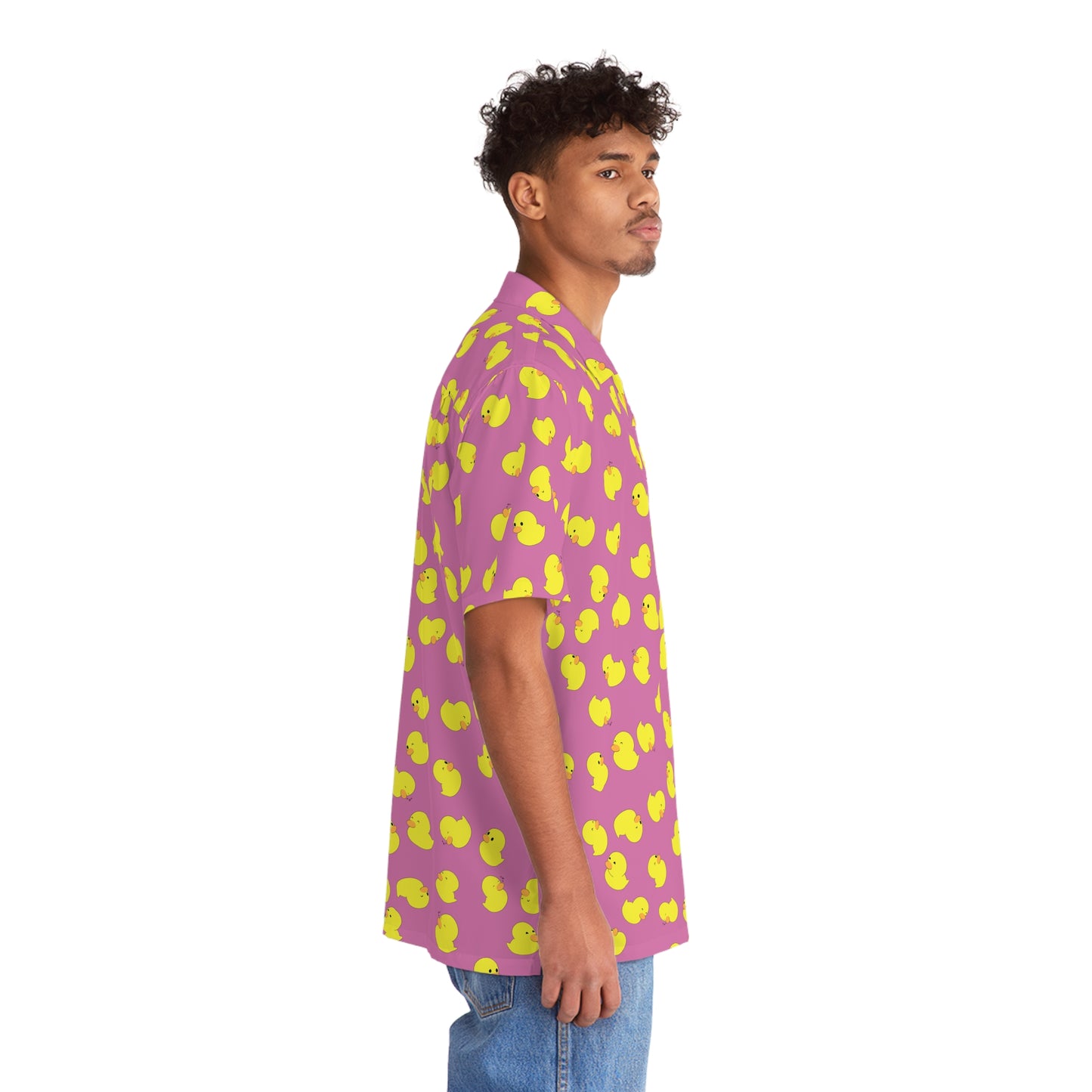 Plain Ducky Hawaiian Shirt (Pink)