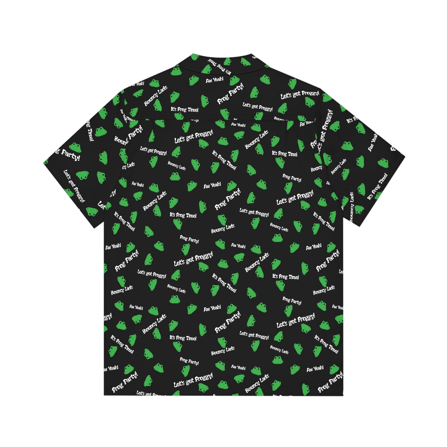 Froggy Hawaiian Shirt (Black)