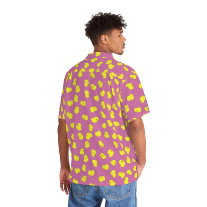 Plain Ducky Hawaiian Shirt (Pink)