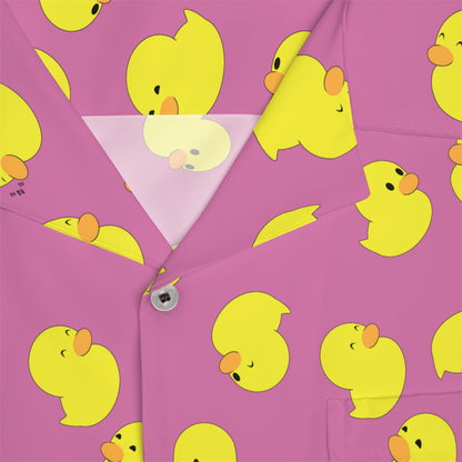 Plain Ducky Hawaiian Shirt (Pink)