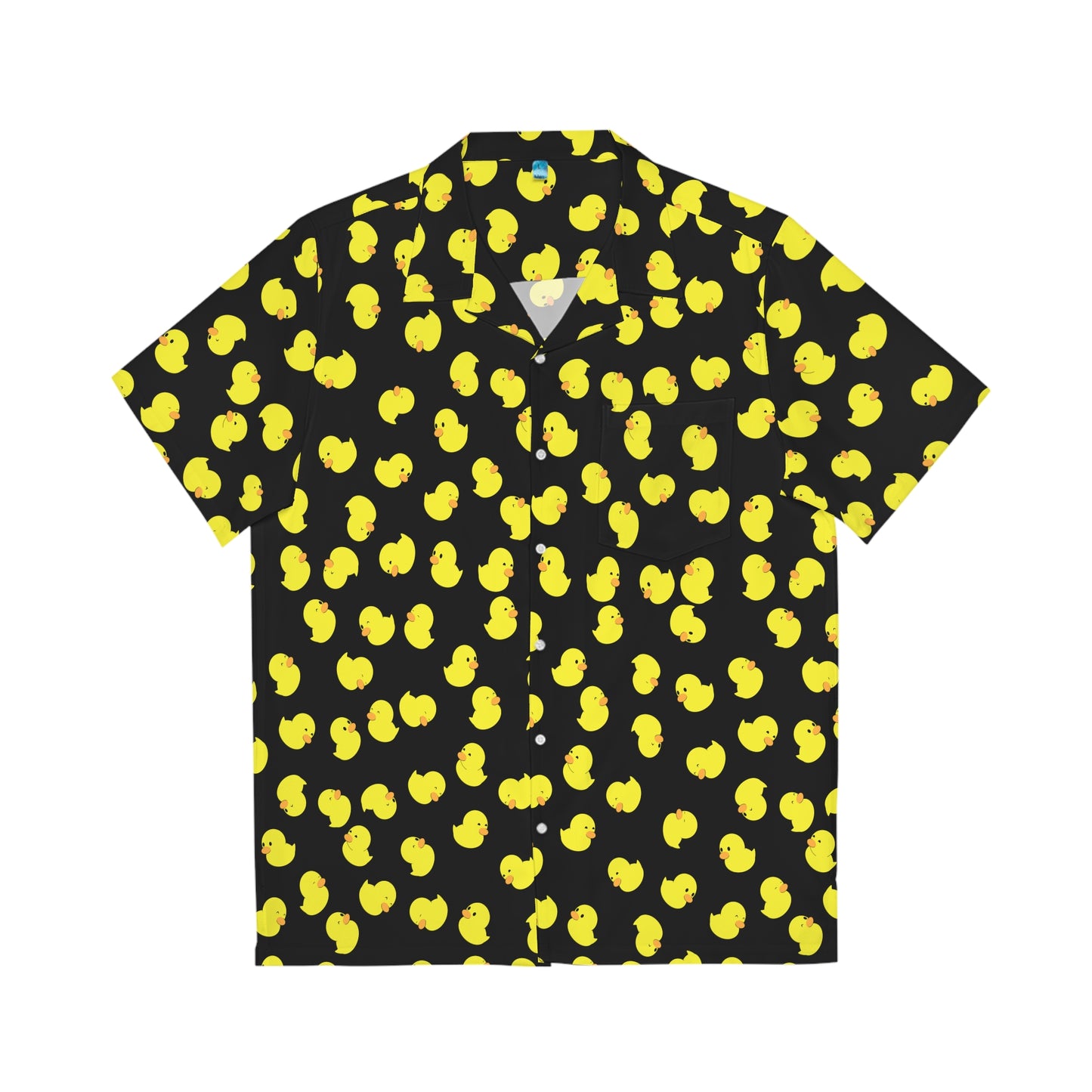 Plain Ducky Hawaiian Shirt (Black)