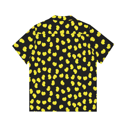 Plain Ducky Hawaiian Shirt (Black)