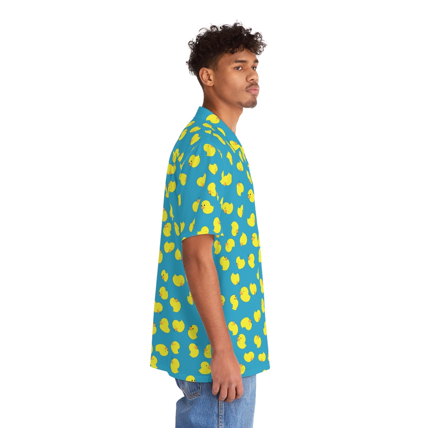 Plain Ducky Hawaiian Shirt (Blue)