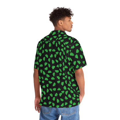 Plain Froggy Hawaiian Shirt (Black)