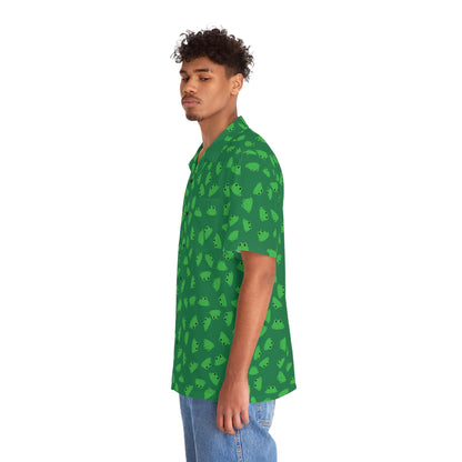 Plain Froggy Hawaiian Shirt (Green)