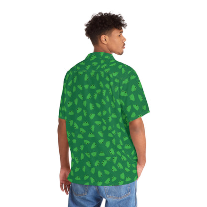 Plain Froggy Hawaiian Shirt (Green)